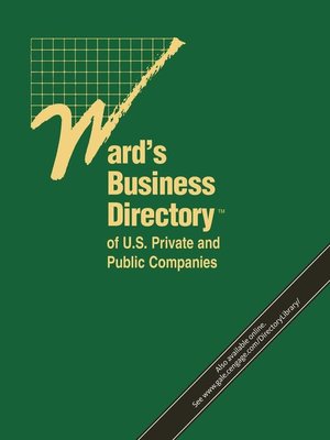 cover image of Ward's Business Directory of U.S. Private and Public Companies